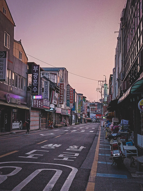 Street, Sunset, Colour